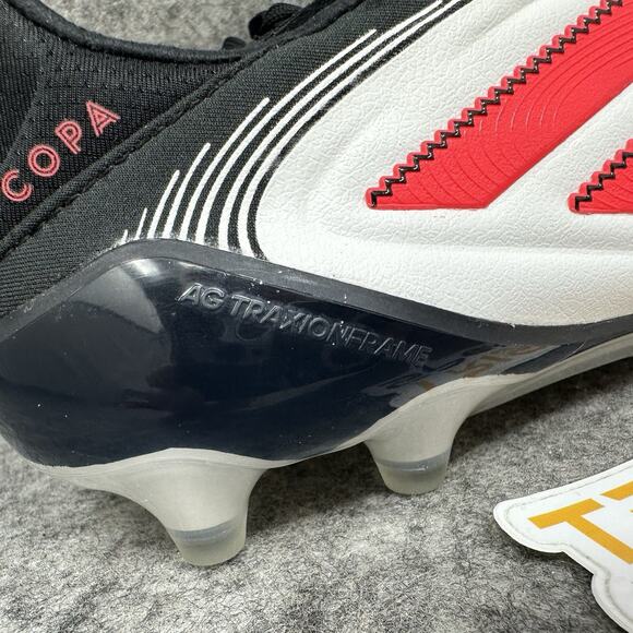 Adidas Copa Pure 3 Elite AG Soccer Cleats Mens Size 7.5 White Red Black ID9054 - Picture 5 of 14